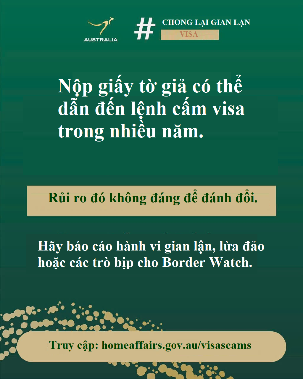CẢNH BÁO NGAY – NỘP GIẤY TỜ GIẢ CÓ THỂ BỊ CẤM VISA ÚC NHIỀU NĂM